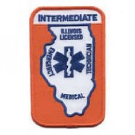 ILLINOIS LICENSED INTERMEDIATE "EMT" Shoulder Patch